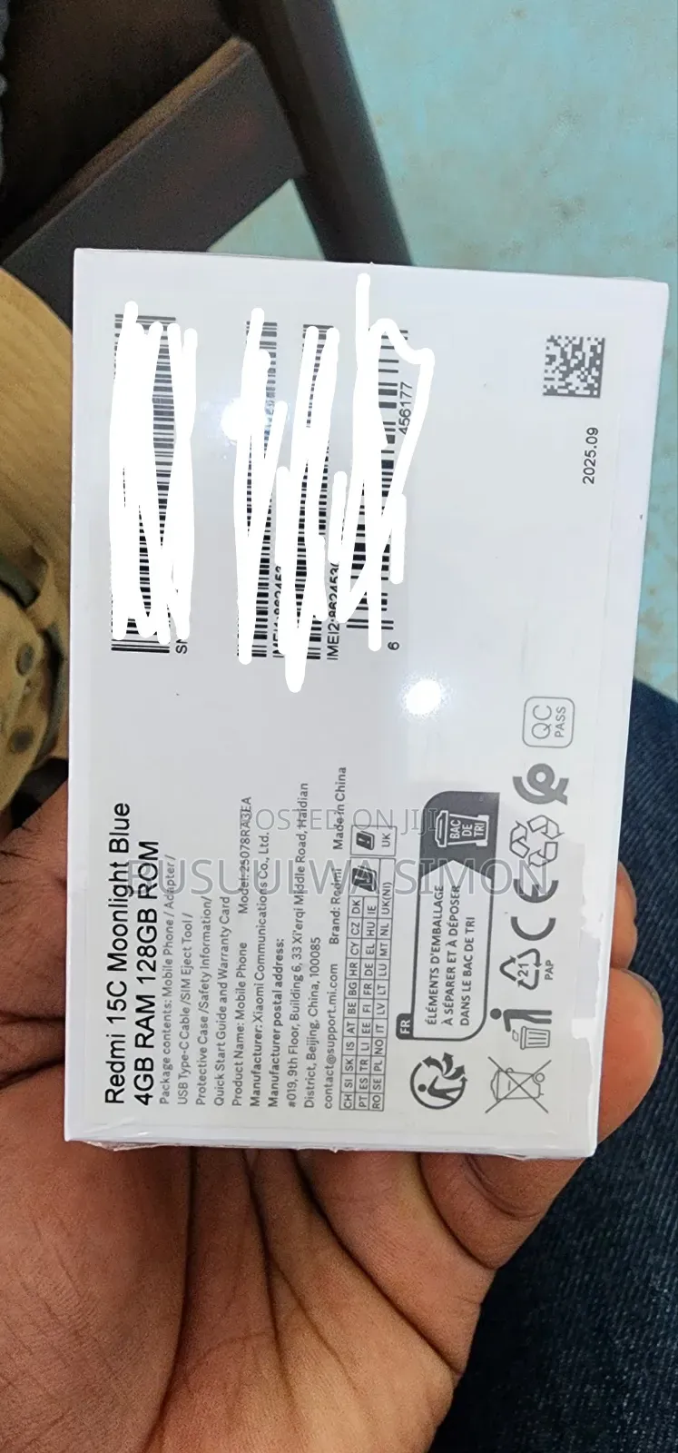 New Xiaomi Redmi 15C 4G 128 GB Red