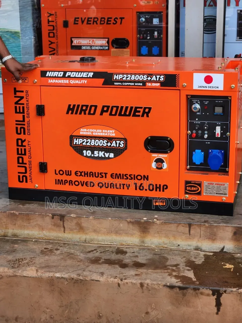 Hiro Power Diesel Generator 10kva