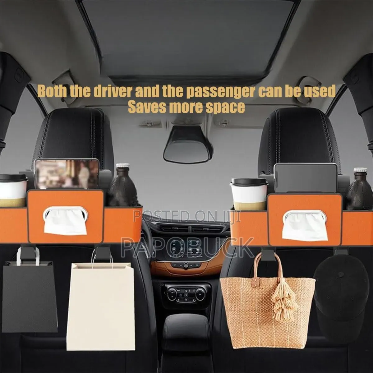Multi-Functional Universal Car Seat Storage Box