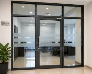 Aluminium Office Doors Uganda | Glass Office Door Installation