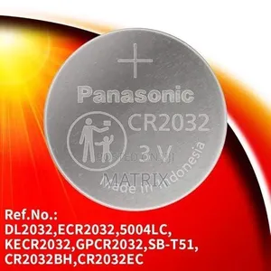 Panasonic Cr-2032/5be Lithium Coin Cmos Battery - Pack of 5