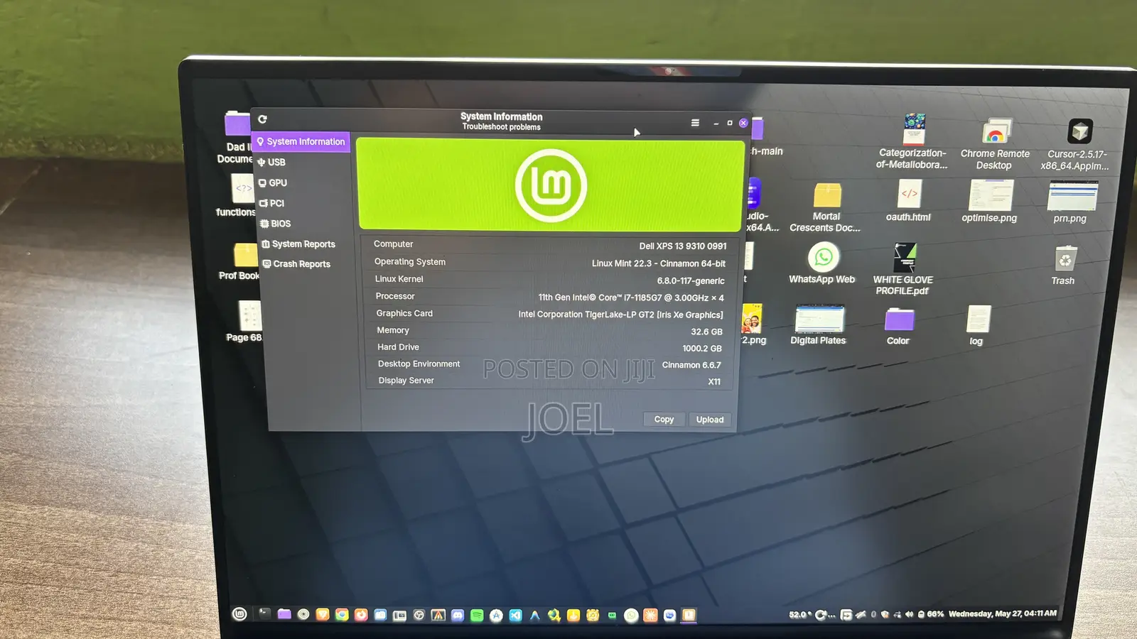 Laptop Dell XPS 13 9310 32GB Intel Core i7 SSD 1T