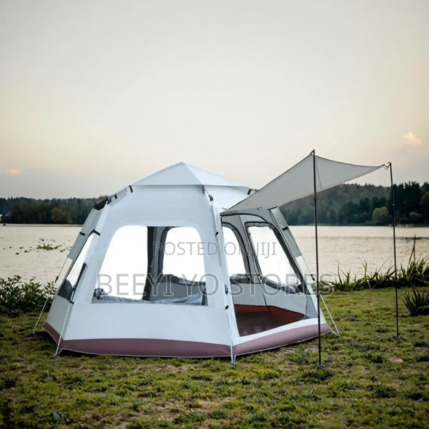 Spacious Hexagonal Outdoor Camping Tent