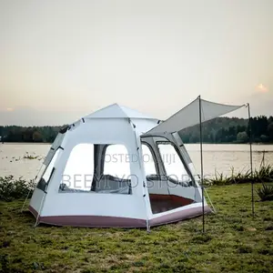 Spacious Hexagonal Outdoor Camping Tent