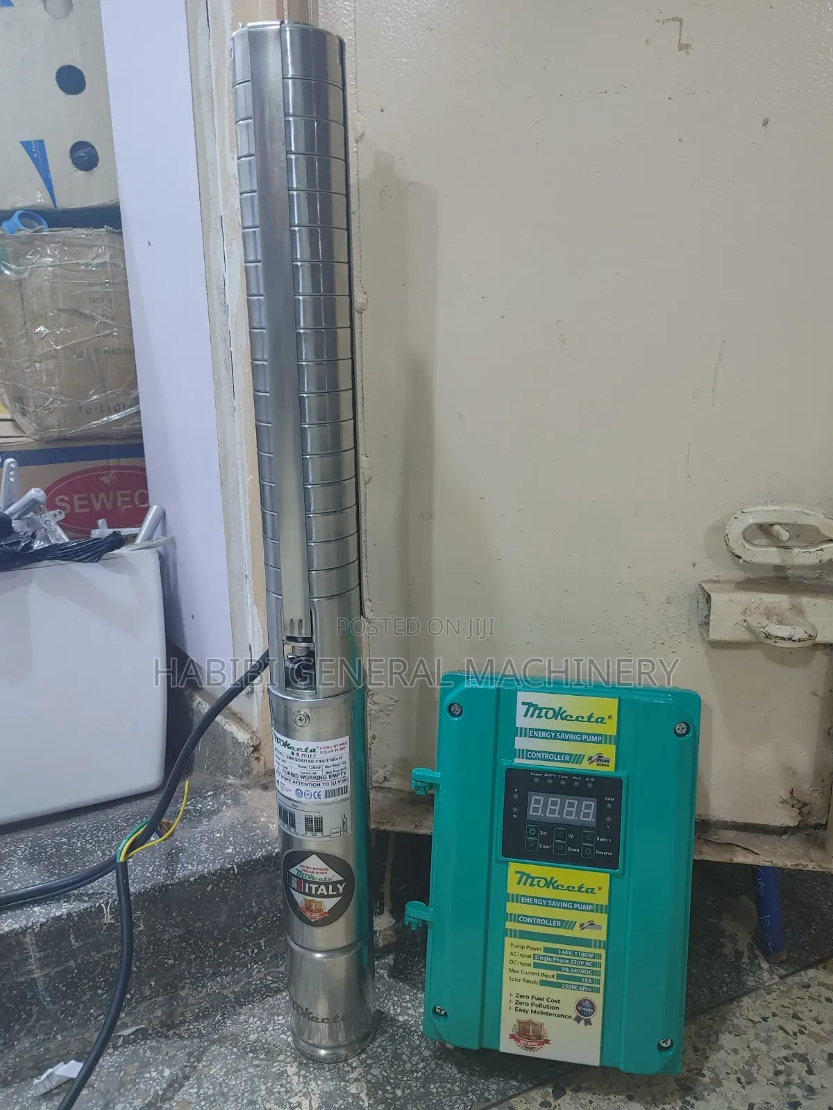 Mokeeta 150m Submersible Ac/Dc Hybrid Solar Water Pump