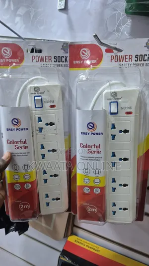 Easypower Extension Cord With 4 Way Outlets Universal Plug, 3 Meter