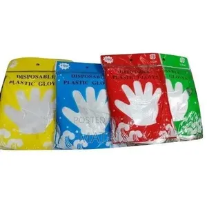 100pcs Disposable Plastic Gloves
