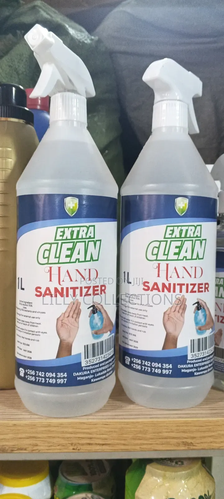 1 Litre of Extra Clean Sanitizer
