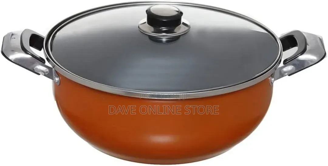 Non-Stick Stir Deep Mesh Fry Pan 28cm