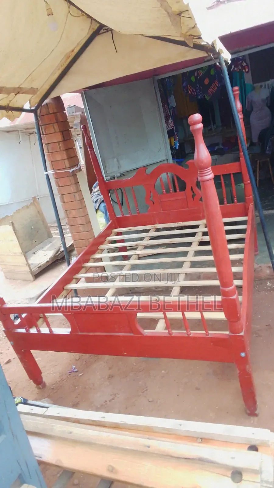 5by6 Wooden Bed Used Available for Sale