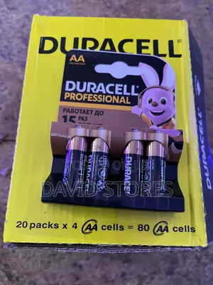 Duracell (Aa Alkaline Batteries –20 Packs × 4 Cells 80 Batteries Total