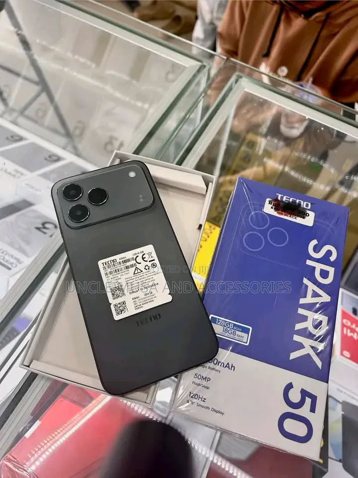 New Tecno Spark 50 128 GB Black