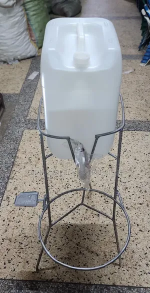 Plastic Jerrican Dispenser With Mental Stand