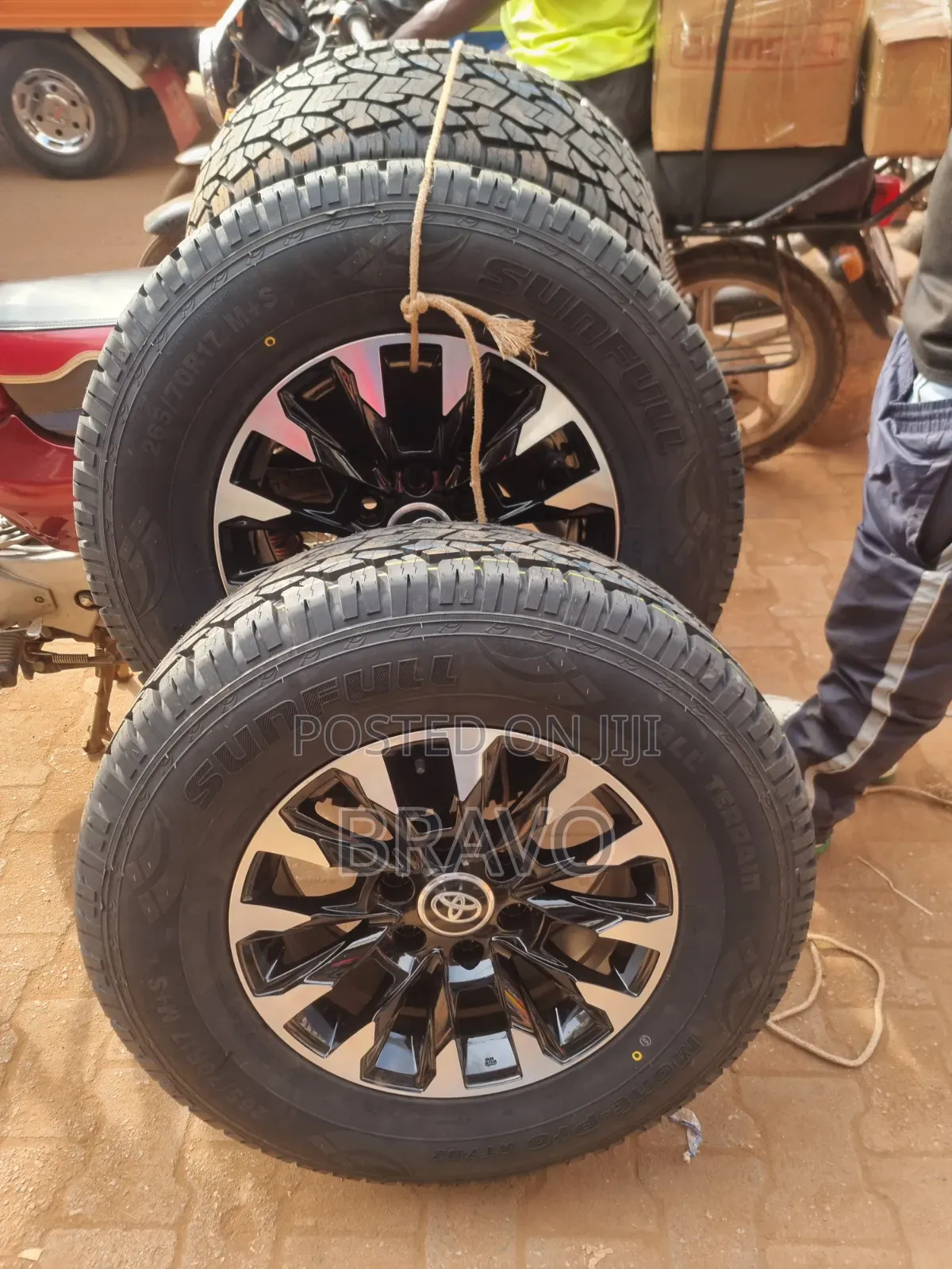 Size 17 New Rims for Hilux Cabin .