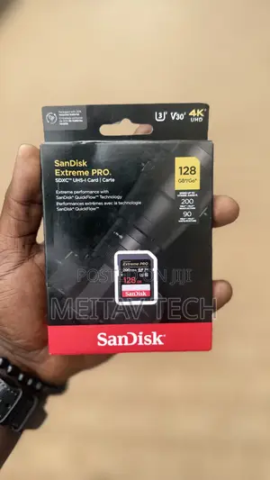 Sandisk Extreme Pro 128gb Sdxc Uhs-ii Memory Card, Up To 200mb/S