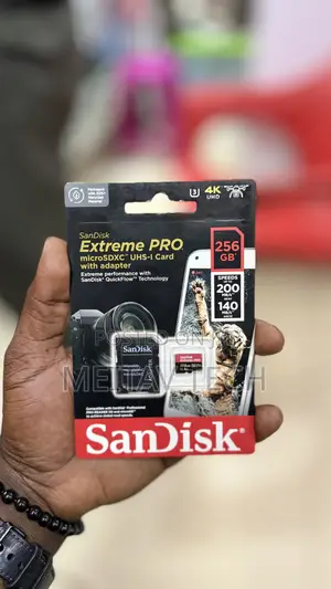 Sandisk 256gb Extreme Pro Microsd Uhs I Card For Video