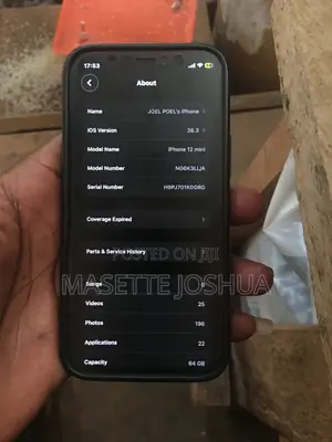 Apple iPhone 12 mini 64 GB Black