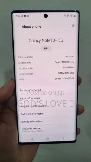 Samsung Galaxy Note 10 Plus 5G 512 GB Black