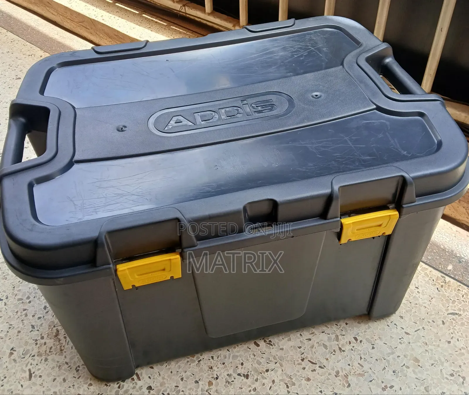 Addis150litres Heavyduty Stackable Plastic Tote Storage Box