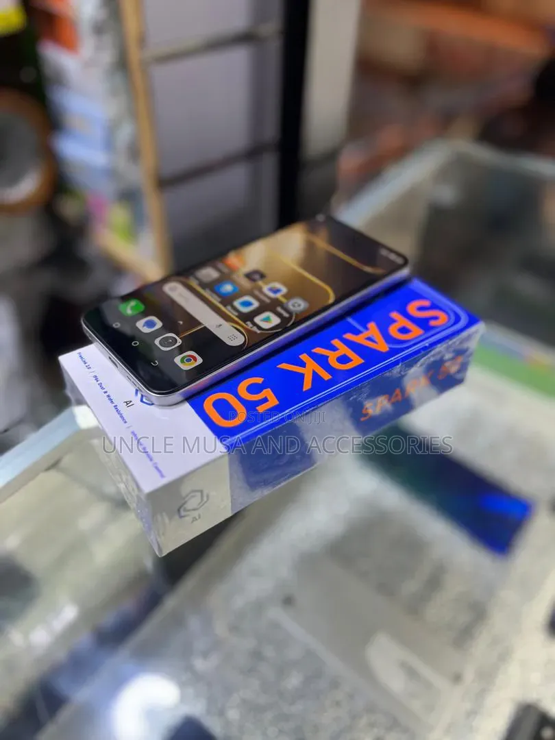 New Tecno Spark 50 128 GB Gray
