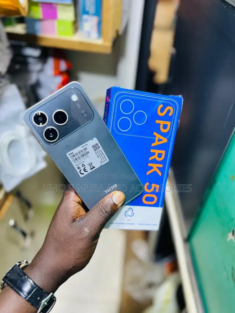 New Tecno Spark 50 128 GB Gray