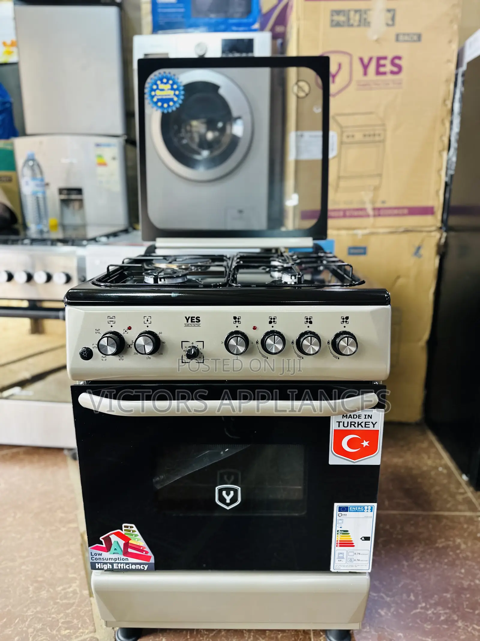 Yes Cooker 3gas 1electric 60x60cm