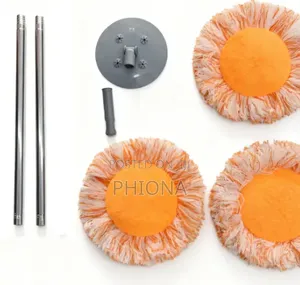 Rectangular Flower Steel Pole Mop