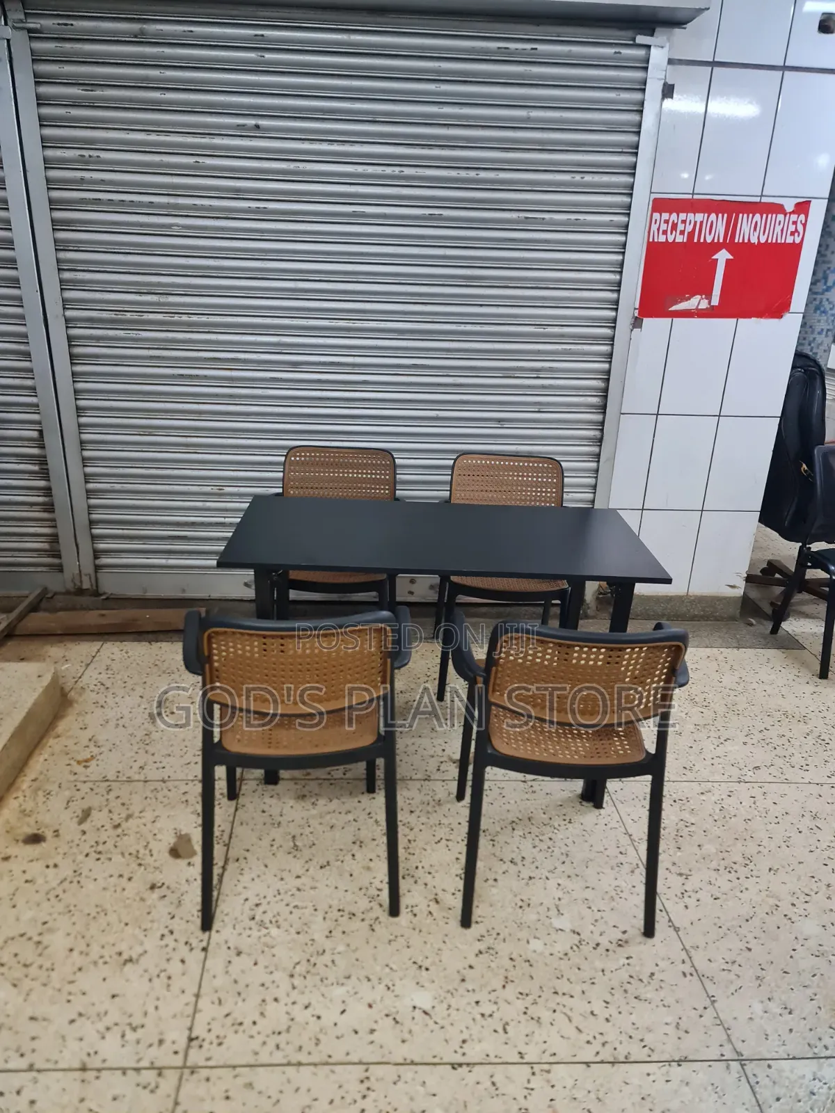 1.2m Foldable Wooden Table and Chairs for Garden Beach Bar