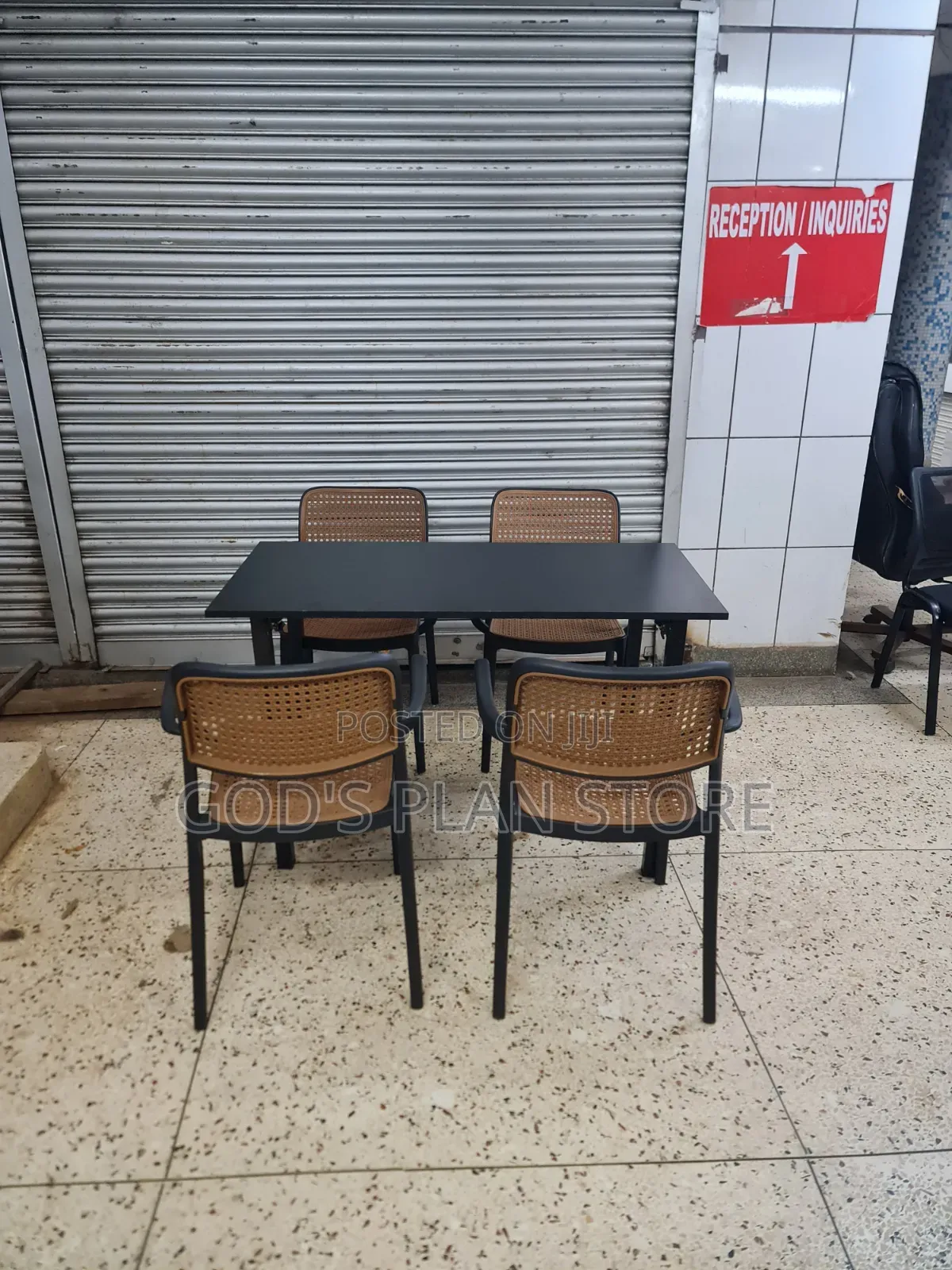 1.2m Foldable Wooden Table and Chairs for Garden Beach Bar