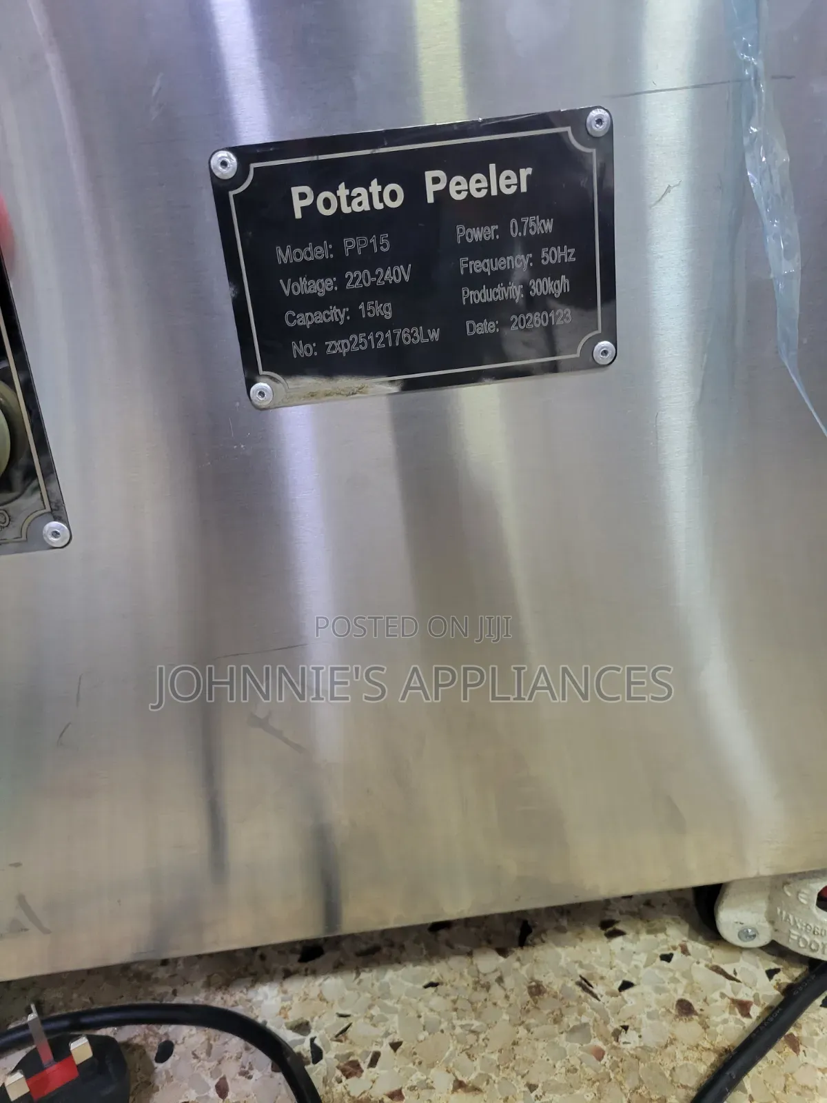 Commercial Electric Potate Peeler Machine 15kgs