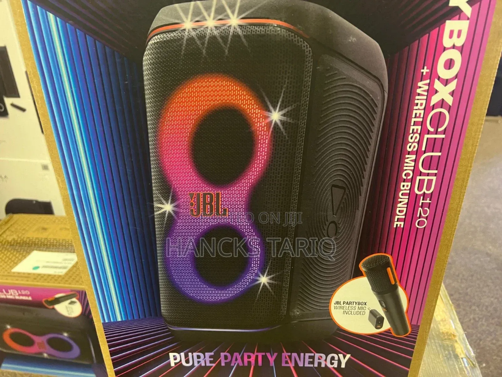 JBL Partybox Club 120 + Wireless Mic Bundle