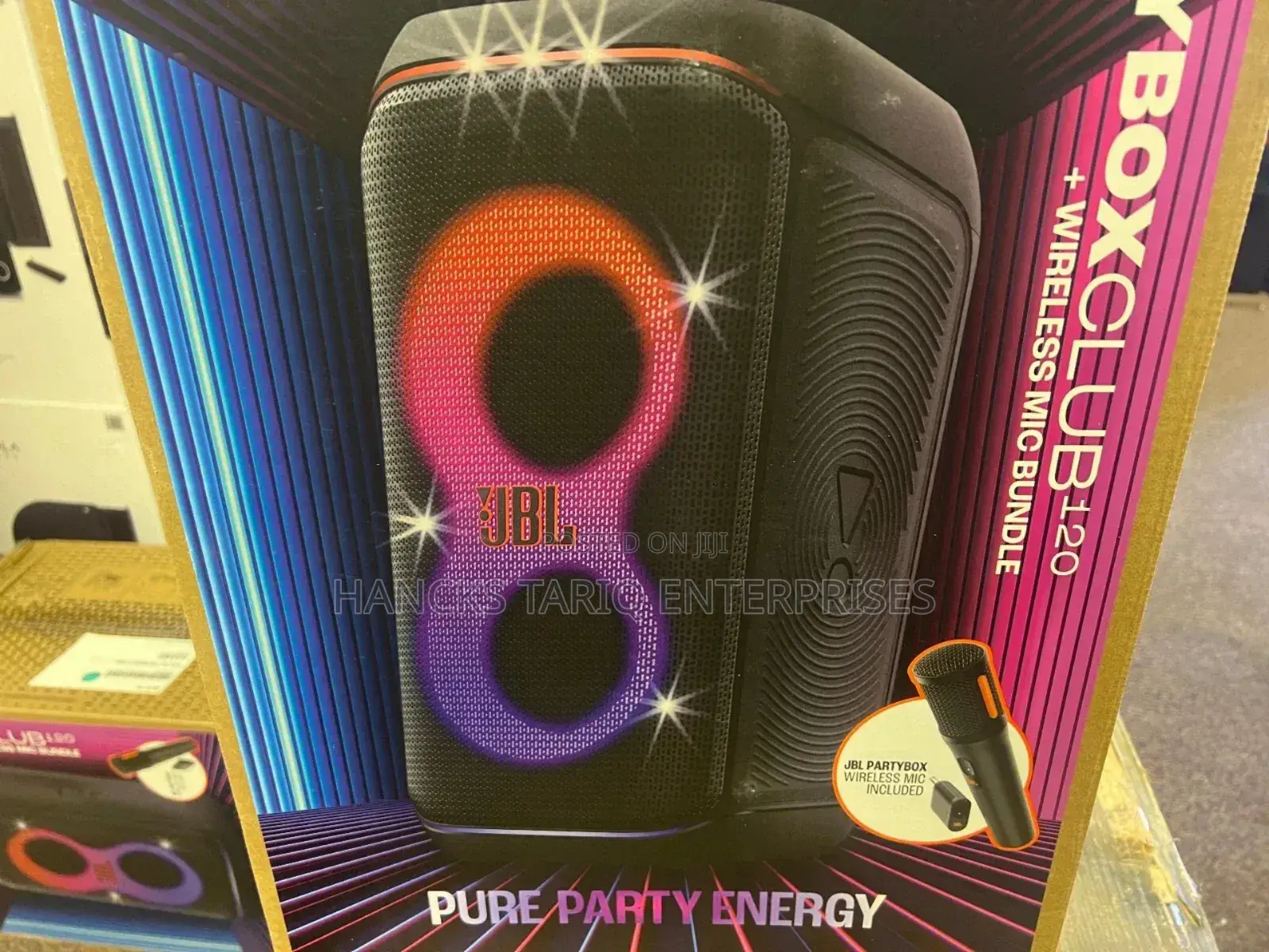 JBL Partybox Club 120 + Wireless Mic Bundle