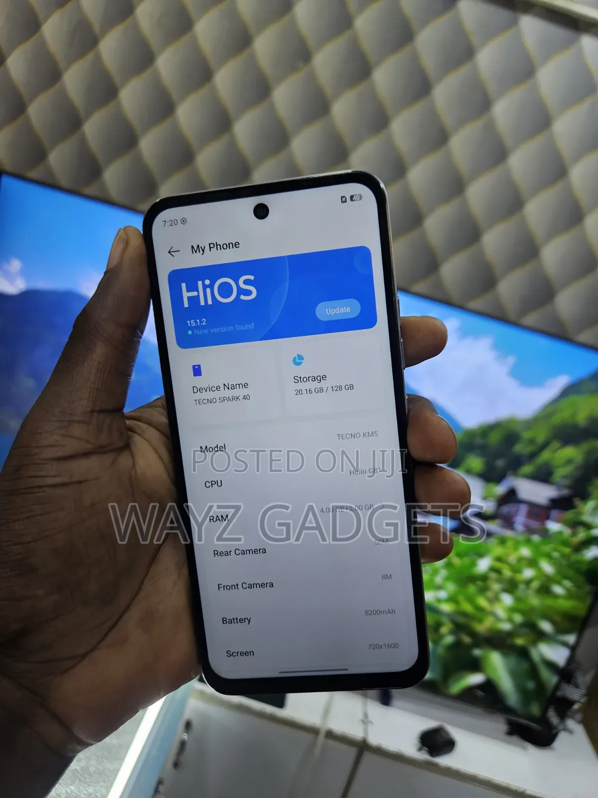 Tecno Spark 40 128 GB Silver