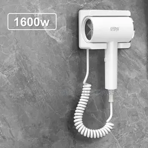 Winning Star Wall-Mounted Hair Dryer – 1600w Professional Salon- Dryer