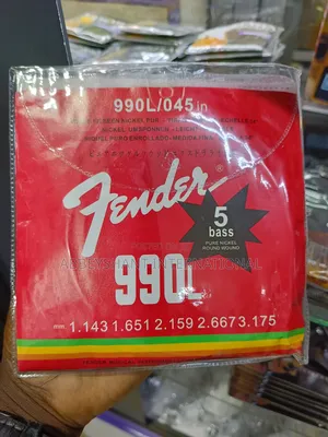 Fender 990l Pure Nickel Roundwound Electric Bass Guitar Strings.