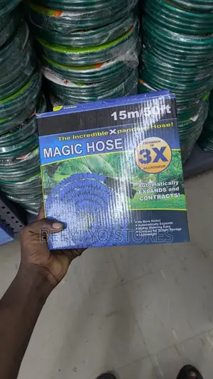 Magic Hose – 15m/50ft Expandable Garden Hose With 3x Expansion