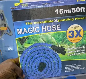 Magic Hose – 15m/50ft Expandable Garden Hose With 3x Expansion
