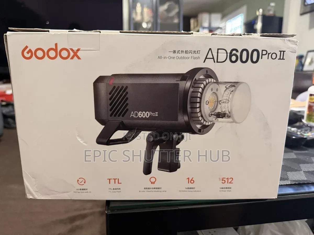 Godox Ad600pro Ii 600ws Ttl Hss Outdoor Flash Strobe Light All-in-one