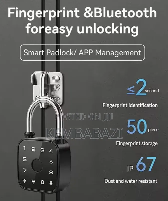 Waterproof Heavy Duty Smart Padlock