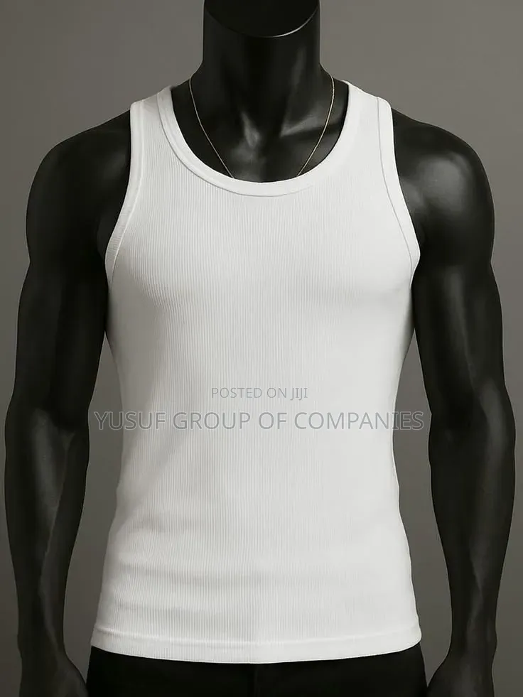 Brand New Men's Cotton Vests (3 Pieces Per Pack).