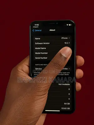 Apple iPhone X 64 GB Black