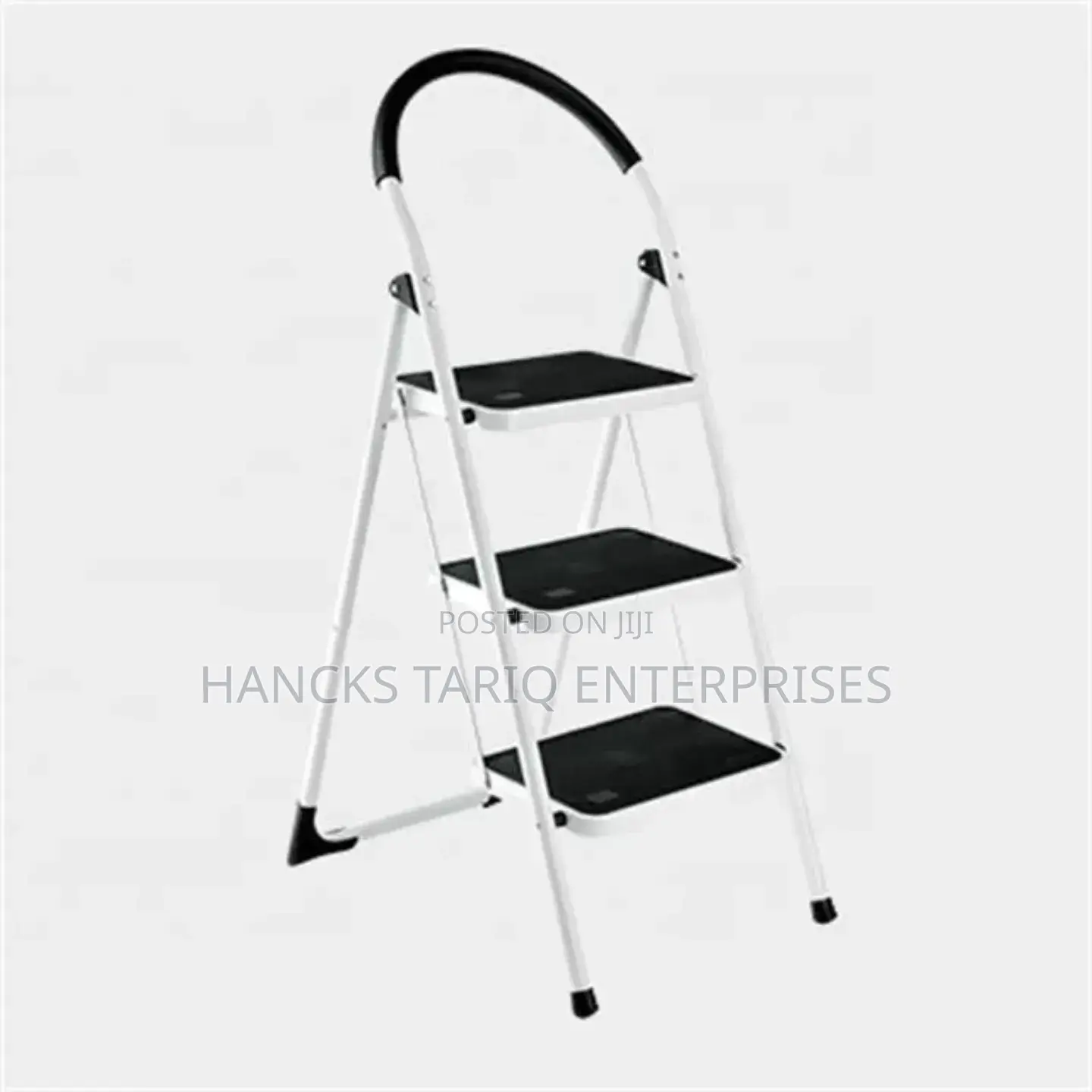 3-step Folding Stepladder – Portable Non-slip Household Ladder