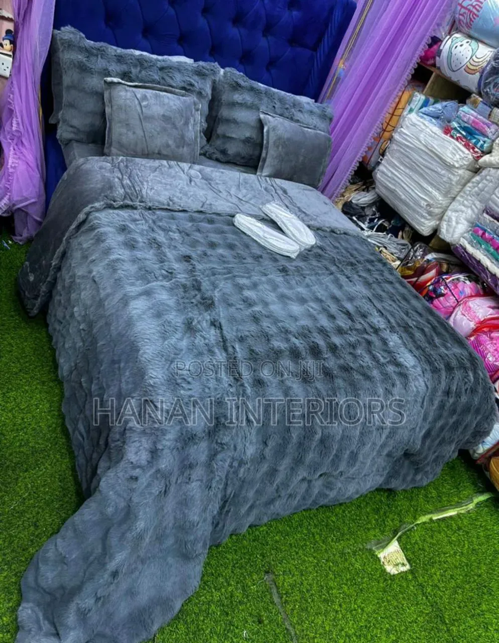 12pc Rabbit Tufted Duvet Original Material