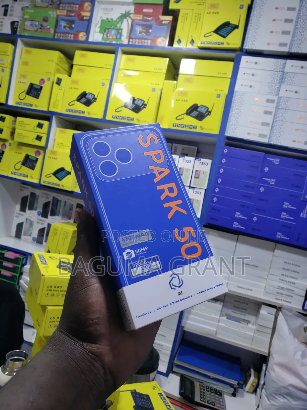 New Tecno Spark 50 128 GB Black