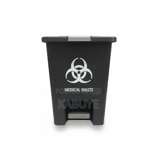 15-liter Black Medical Waste Bin