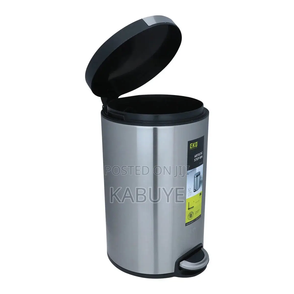 Eko Artistic Stainless Steel Pedal Bin