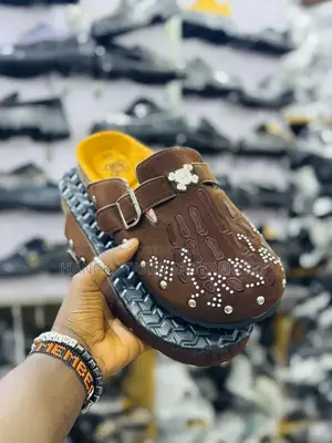 Premium Mustard Suede Slip-on Sandals