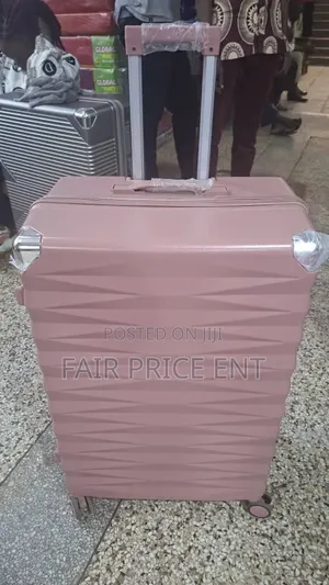 Vip Rubber Plastic Suitcases. Large Size.( Cream)