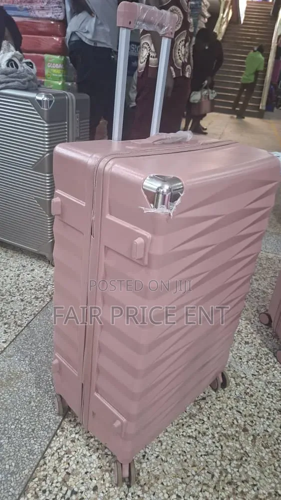 Vip Rubber Plastic Suitcases. Large Size.( Cream)