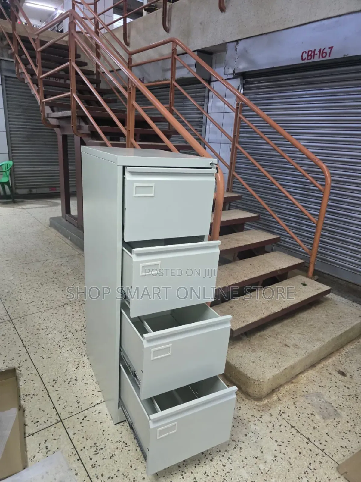 Office File Cabinet Drawer Metallic